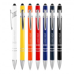 Lápiz metálico publicitario personalizado con grabado láser para regalos corporativos