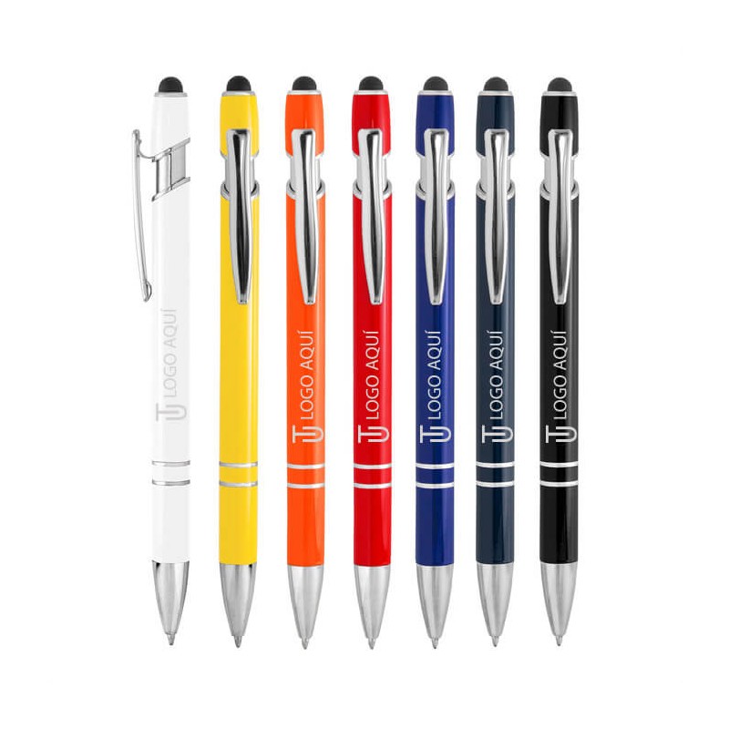 Lápiz metálico publicitario personalizado con grabado láser para regalos corporativos