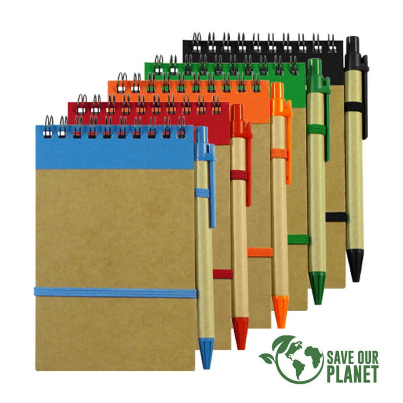 libreta ecológica promocional para regalos corporativos sustentables