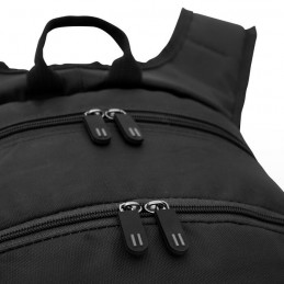 mochila promocional gris puelo base resistente estructura firme