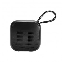 parlante bluetooth negro lenga sonido portatil vista frontal