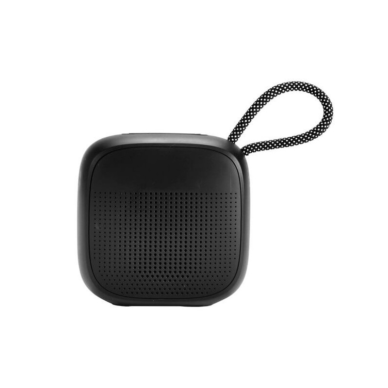 parlante bluetooth negro lenga sonido portatil vista frontal