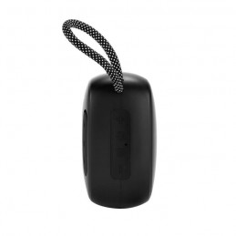 parlante bluetooth negro lenga controles integrados detalle