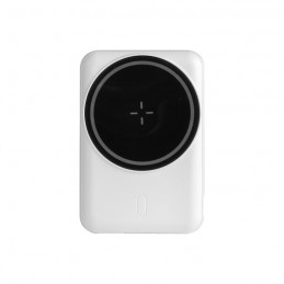 power bank blanco oslo indicador led carga detalle