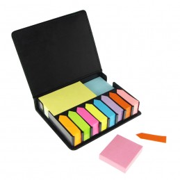 memo set PU organizador notas adhesivas uso promocional corporativo