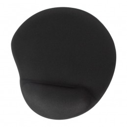mouse pad ergonomico con apoya muñeca gel negro