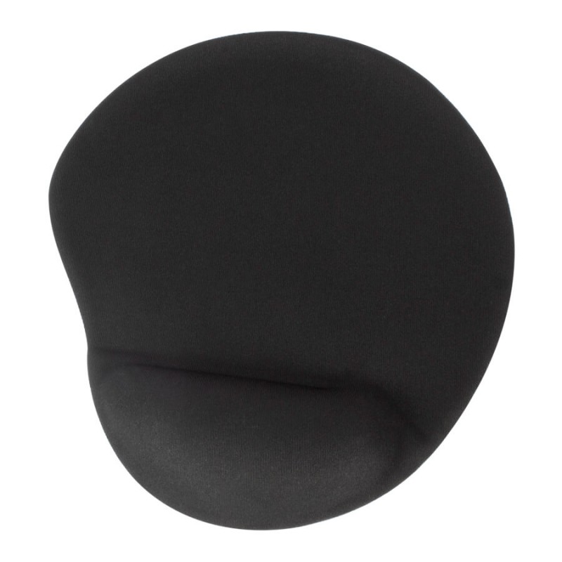 mouse pad ergonomico con apoya muñeca gel negro
