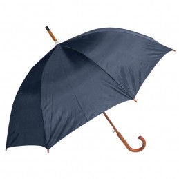 paraguas corporativo mango madera grabado